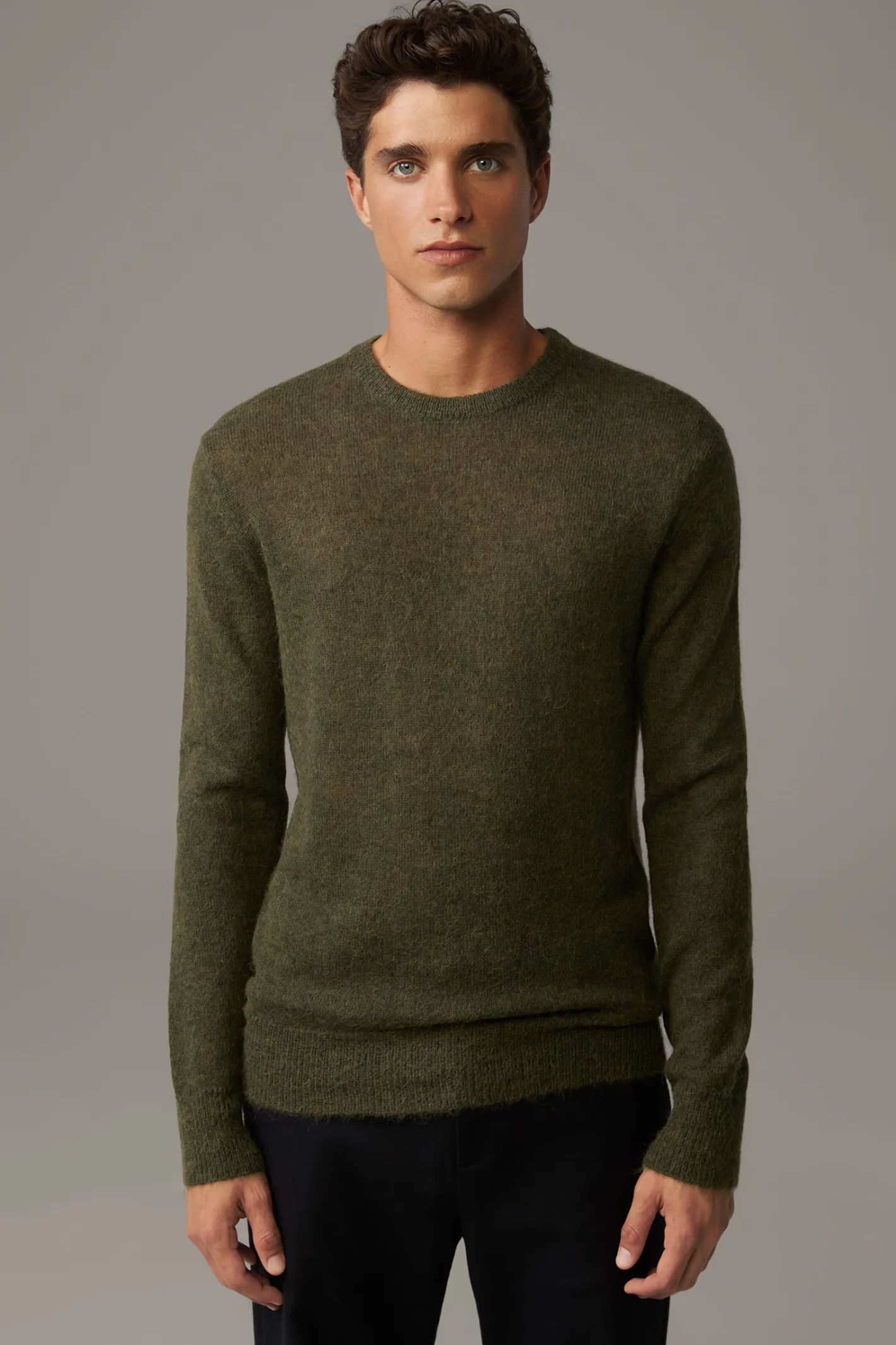 Strellson Alpaka-Mix Pullover Alpus, oliv