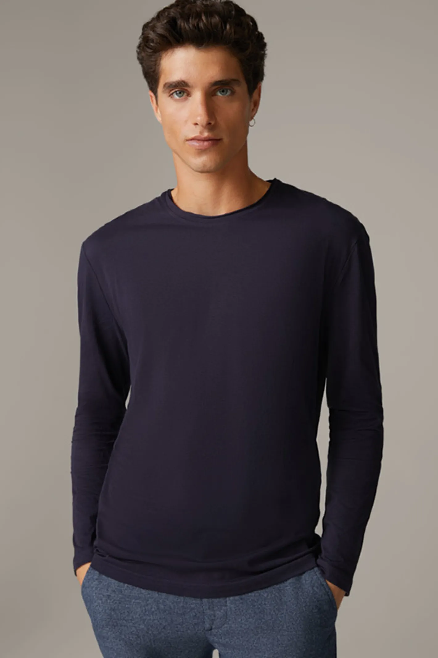 Strellson Baumwoll-Longsleeve Tyler,