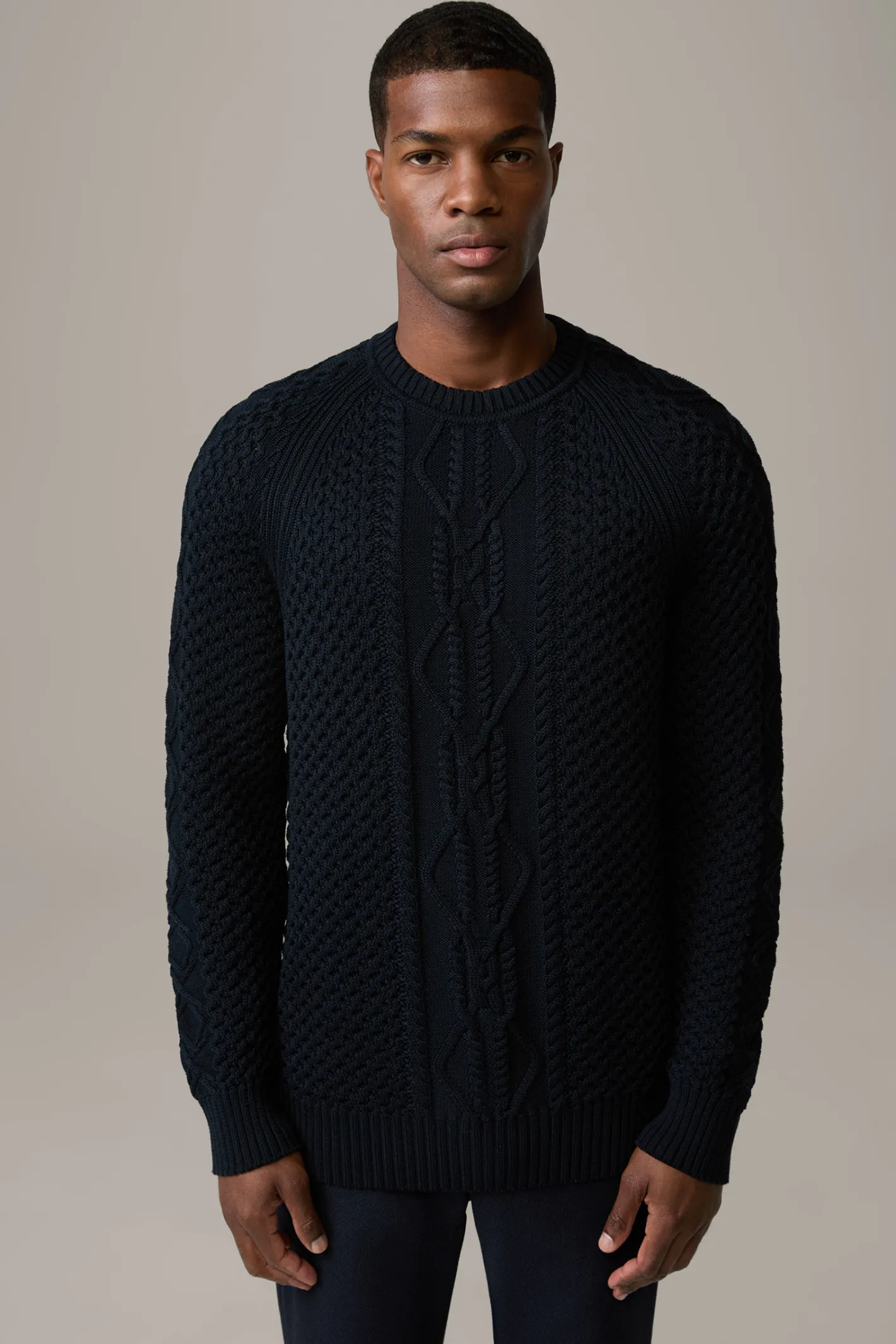 Strellson Bio-Baumwoll-Pullover Adrian, navy