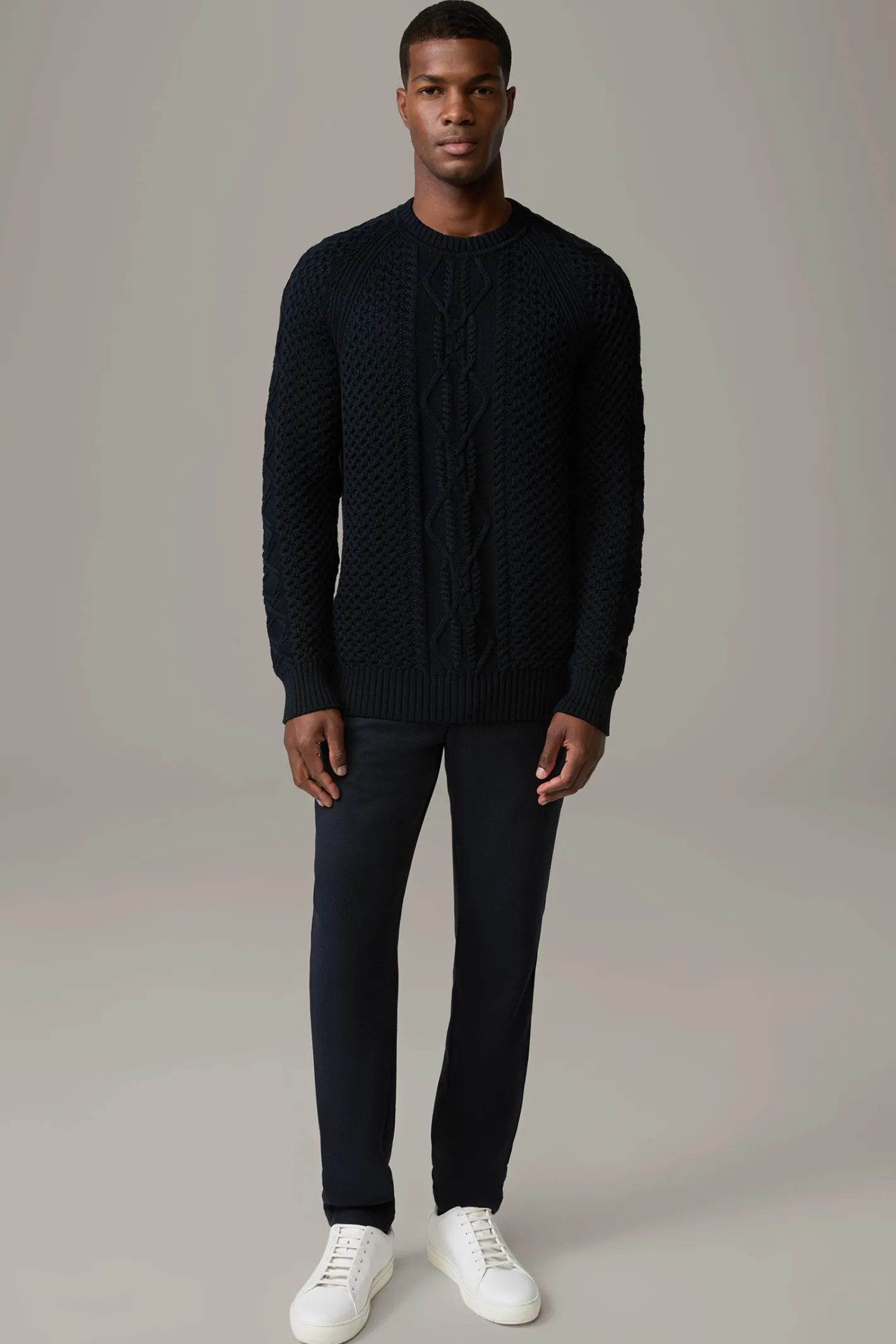 Strellson Bio-Baumwoll-Pullover Adrian, navy