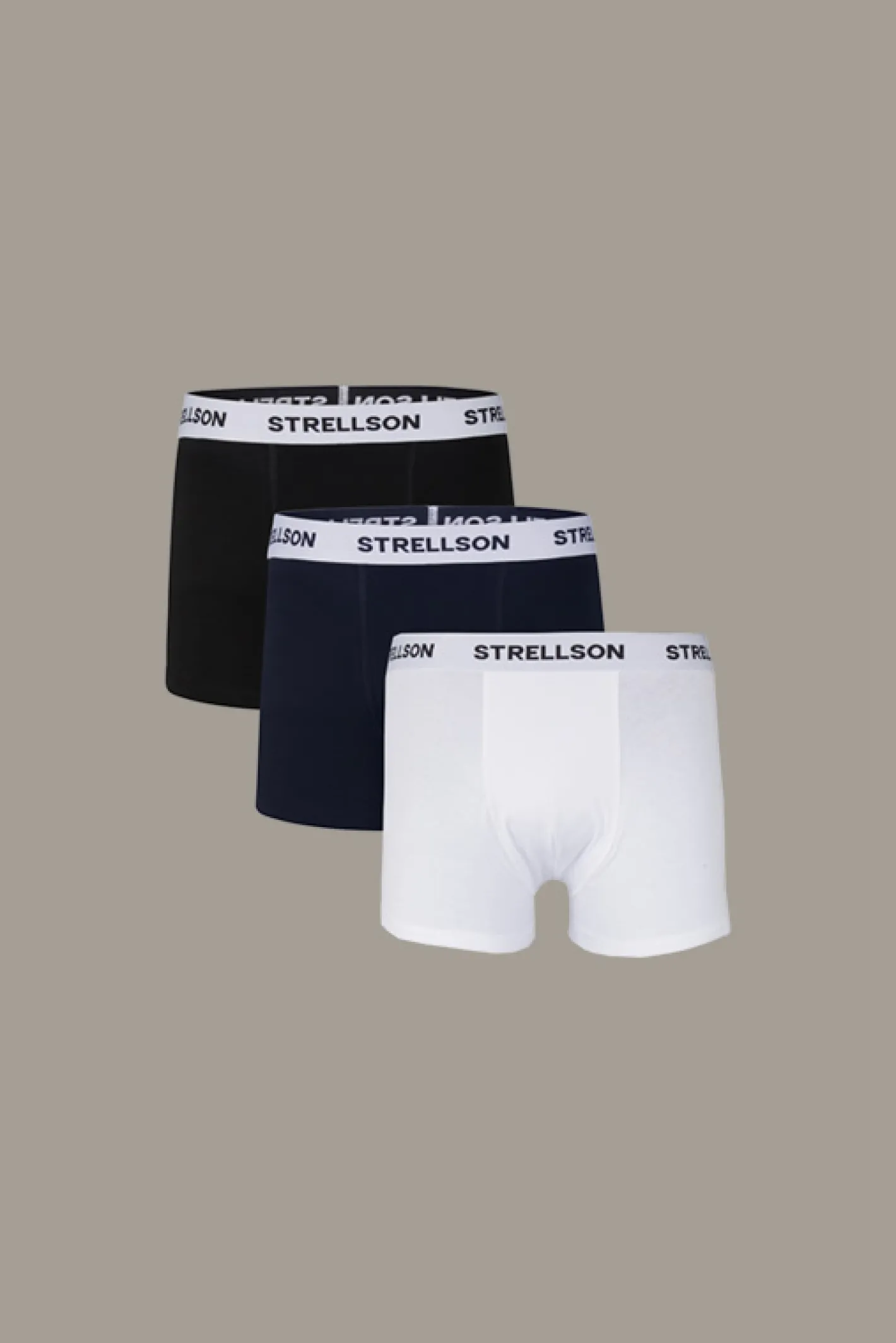 Strellson 3er Pack Boxer, navy/schwarz/weiß