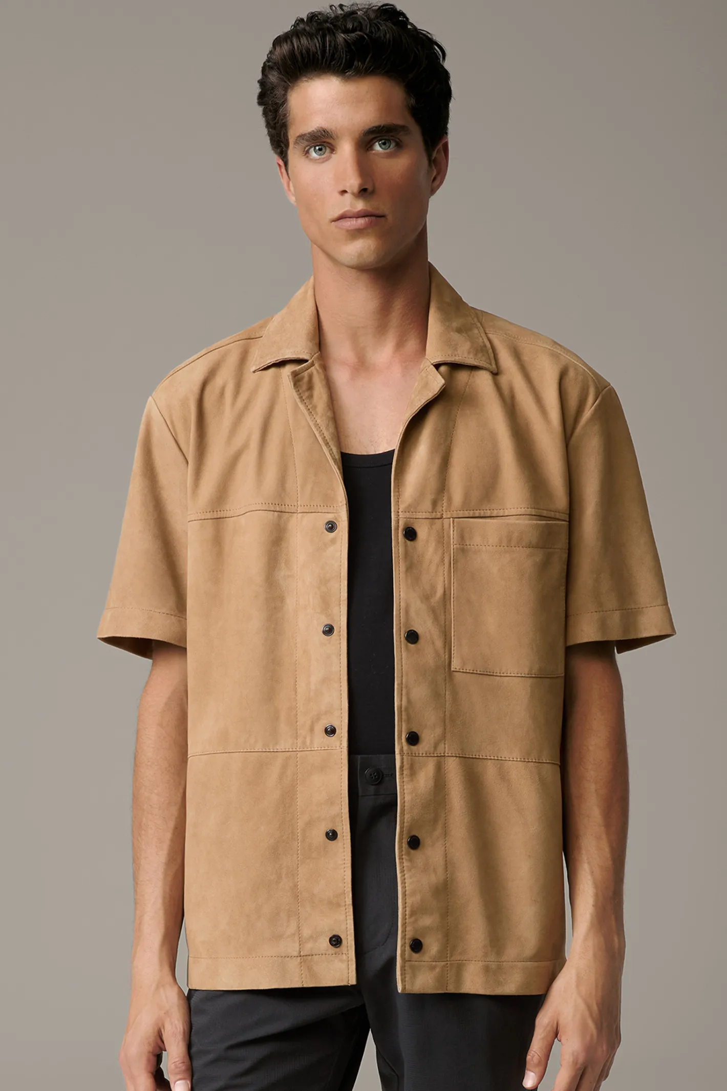 Strellson Leder-Overshirt Indio,